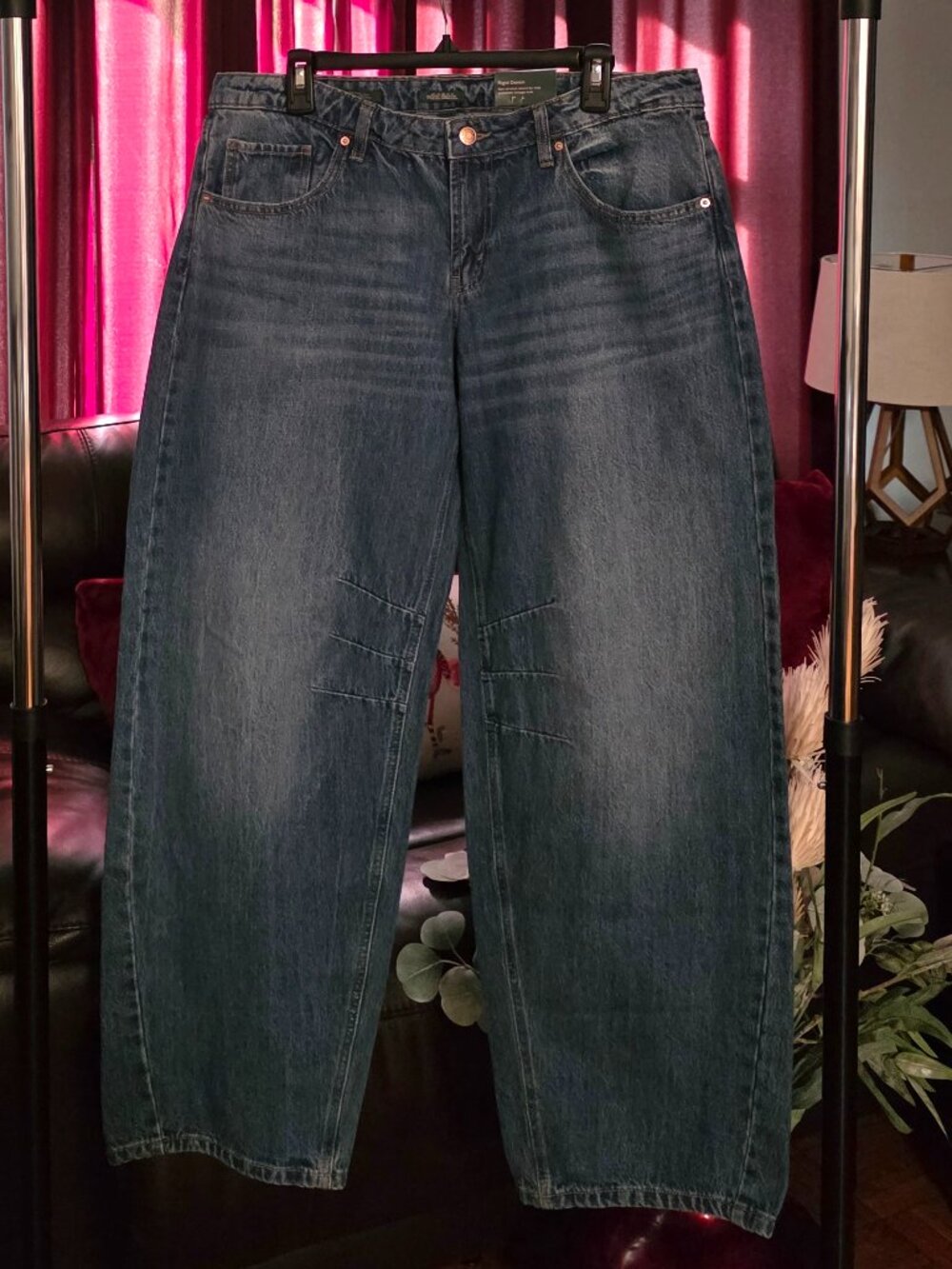 wild fable Dark Blue Wide-Leg Jeans